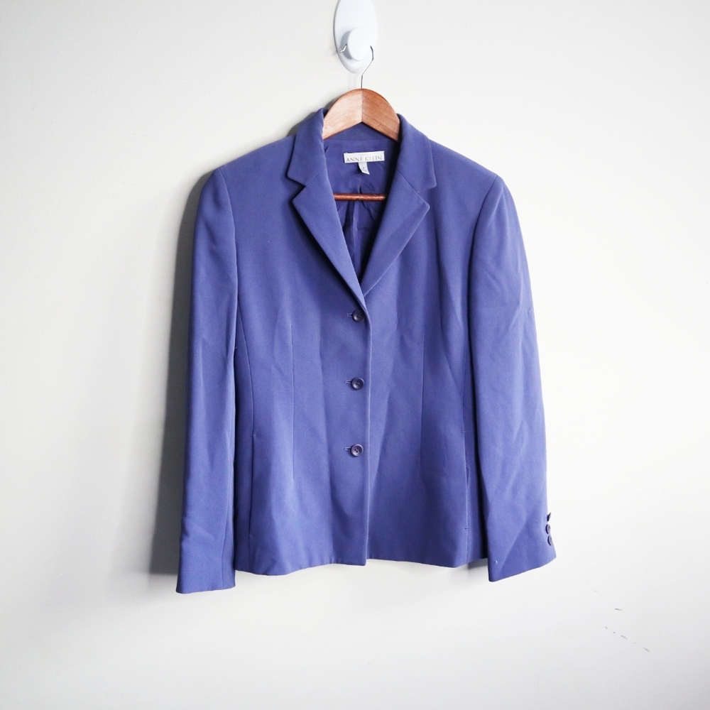 Anne Klein purple blazer